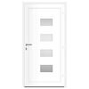 vidaXL Front Door White 110x210 cm Aluminium and PVC