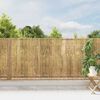 vidaXL Bamboo Fence Brown 400 x 125 cm Bamboo