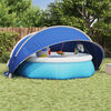 vidaXL Pool Dome Folding Manual Blue 405 x 405 x 192 cm
