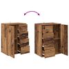 vidaXL Sideboard with Drawer Old Wood 59 x 39 x 80 cm Engineered Wood