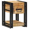 vidaXL Bedside Cabinet Brown 30 x 30 x 40 cm Solid Mango Wood