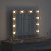 vidaXL Vanity Mirror Rectangular Grey Sonoma 60 x 55 x 18 cm