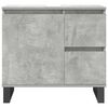 vidaXL 3 Piece Bathroom Furniture Set Concrete Grey Engineered Wood