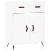vidaXL Highboard White 69.5x34x180 cm Engineered Wood