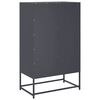vidaXL Highboard Anthracite 68x39x111.5 cm Steel