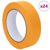 vidaXL Painter Masking Tapes 24 pcs Yellow 30mm x 50m Paper