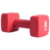 Pure2Improve Dumbbell 8 kg Neoprene Red