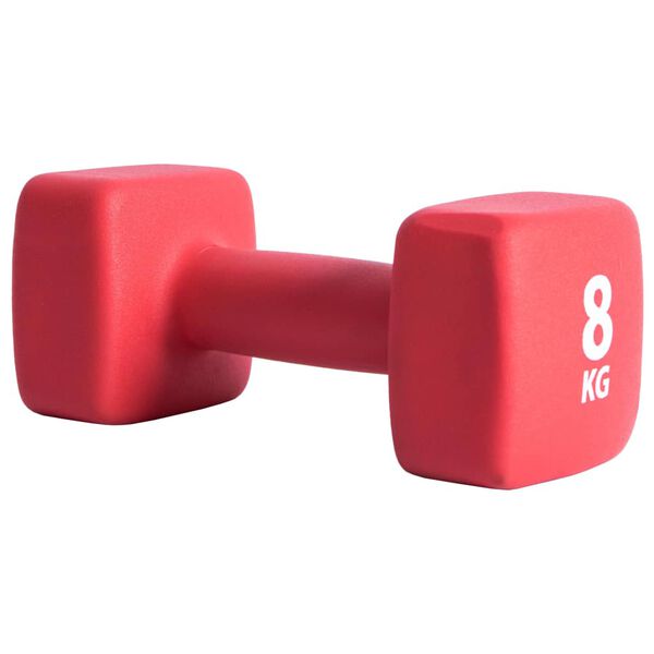 Pure2Improve Dumbbell 8 kg Neoprene Red