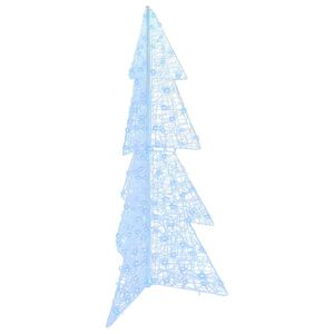 vidaXL Christmas Tree 160 LEDs Cold White 150 cm Acrylic