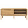vidaXL Hallway Bench Wax Brown 115 x 40 x 45 cm Solid Pine Wood
