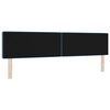vidaXL Headboard with Headboard Dark Blue 200 cm Faux Leather
