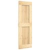 vidaXL Sliding Door NARVIK Natural and Black 70 x 210 cm (152.5 cm)
