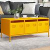 vidaXL Coffee Table Mustard Yellow 101.5x50x43.5 cm Cold-rolled Steel