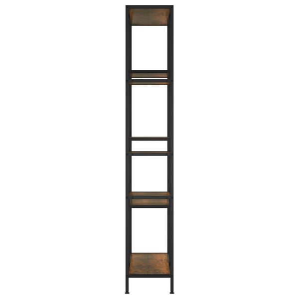 vidaXL Book Shelf 80x30x180 cm Steel and Engineered Wood