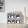 vidaXL Sideboard Grey Sonoma 80.5 x 35 x 59 cm Engineered Wood
