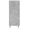vidaXL Sideboard Concrete Grey 69.5x34x90 cm Engineered Wood