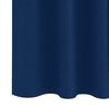 vidaXL Blackout Curtains with Rings 2 pcs Dark Blue 140 x 140 cm