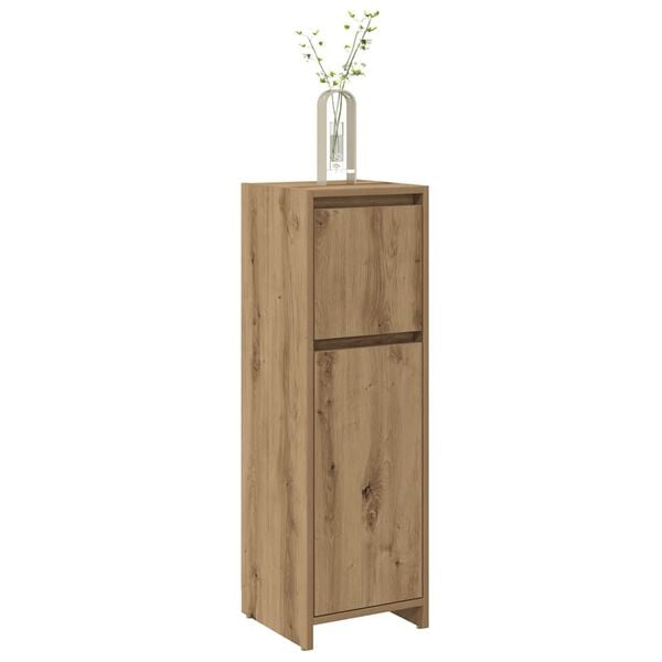 vidaXL Bathroom Cabinet Artisan Oak 30x30x95 cm Engineered Wood