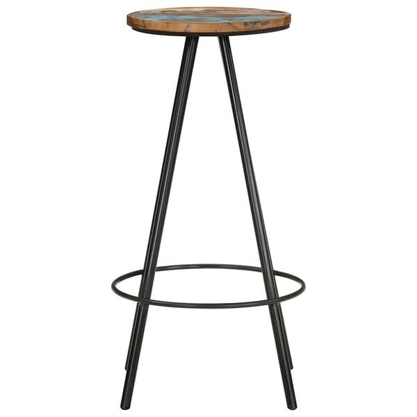 vidaXL Bar Stools 4 pcs Solid Reclaimed Wood