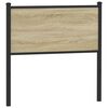 vidaXL Replace Headboard Sonoma 90 cm Engineered Wood and Steel