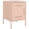 vidaXL Bedside Cabinets 2 pcs Pink 36x39x50.5 cm Steel