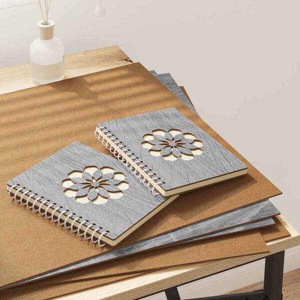 vidaXL Decor Panels 50 pcs Grey Sonoma 40 x 60 x 0.27 cm