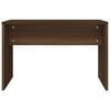vidaXL Dressing Table Set Brown Oak 86.5x35x136 cm