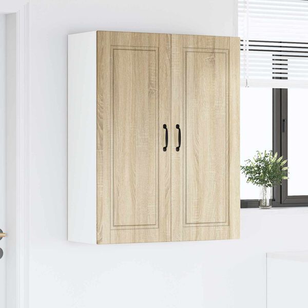 vidaXL Kitchen Cabinet Sonoma Oak 80 x 31 x 100 cm Engineered Wood