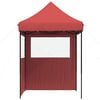 vidaXL Party Tent Folding Burgundy 200 x 200 x 306 cm Oxford Fabric