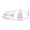 vidaXL Greenhouse with Steel Frame Green 72 m&sup2; 12x6x2.85 m