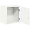 vidaXL Garage Wall Cabinets 2 pcs White Engineered Wood