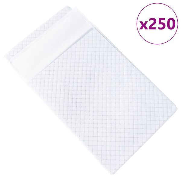 vidaXL Pet Training Pad Plain 300 pcs 120 x 80 cm