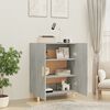vidaXL Sideboard Concrete Grey 70x34x90 cm Engineered Wood