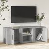 vidaXL TV Cabinet Grey Sonoma 100x31.5x35 cm Engineered Wood