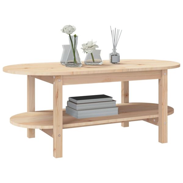 vidaXL Coffee Table 110x55x45 cm Solid Wood Pine