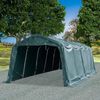 vidaXL Removable Livestock Tent PVC 550 g/m² 3.3x8 m Dark Green