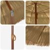 vidaXL Garden Parasol Natural 160 x 160 x 196 cm