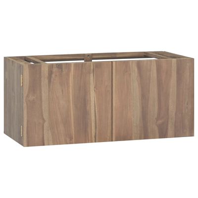 vidaXL Wall-mounted Bathroom Cabinet 90x39x40 cm Solid Wood Teak