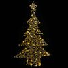 vidaXL Christmas Tree with 120 LEDs Warm white 120 cm Rattan