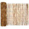 vidaXL Garden Fence Carbonized 1000 x 90 cm Reed