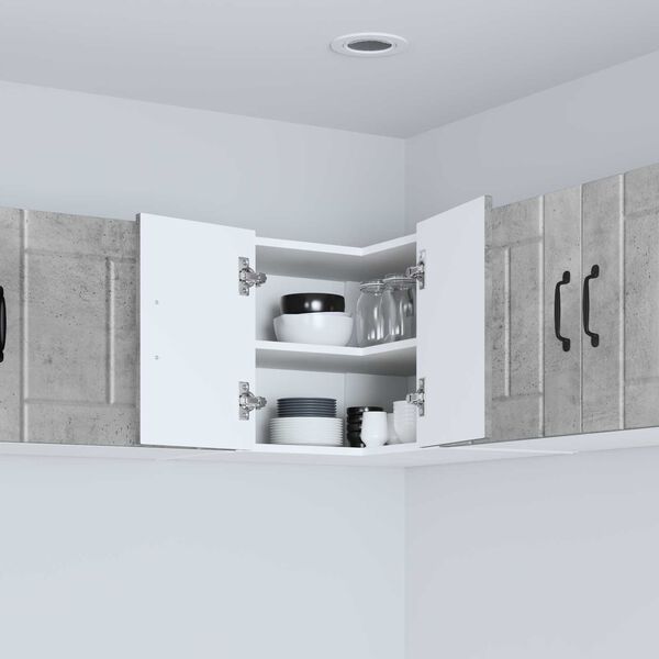 vidaXL Kitchen Cabinet Concrete Grey 57 x 57 x 40 cm Engineered Wood