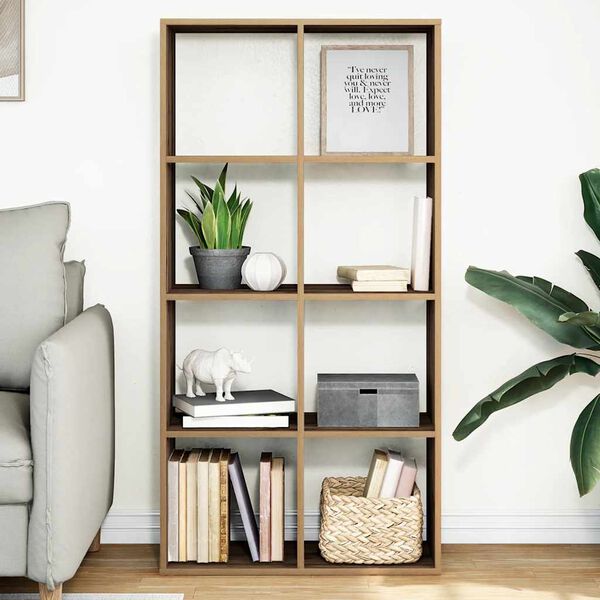 vidaXL Room Divider Bookcase Artisan Oak 69.5x29x137.5 cm Engineered Wood