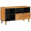 vidaXL TV Cabinet with Drawer 80 x 33 x 46 cm Solid Mango Wood