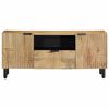 vidaXL TV Cabinet Brown 105x33x46 cm Solid Wood Mango