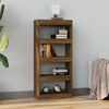vidaXL Book Cabinet/Room Divider Brown Oak 60x30x135 cm Engineered Wood