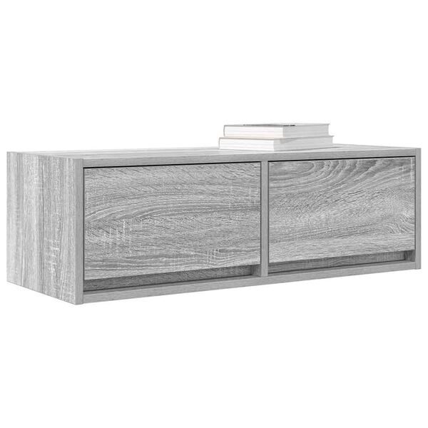 vidaXL TV Cabinets 2 pcs Grey Sonoma 80x31x25.5 cm Engineered Wood