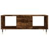 vidaXL Coffee Table Smoked Oak 90x50x36.5 cm Engineered Wood