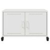 vidaXL TV Cabinet White 68x39x43.5 cm Steel