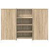 vidaXL Reception Desk Sonoma Oak 155x50x103.5 cm Engineered Wood