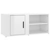 vidaXL TV Cabinet High Gloss White 80x31,5x36 cm Engineered Wood